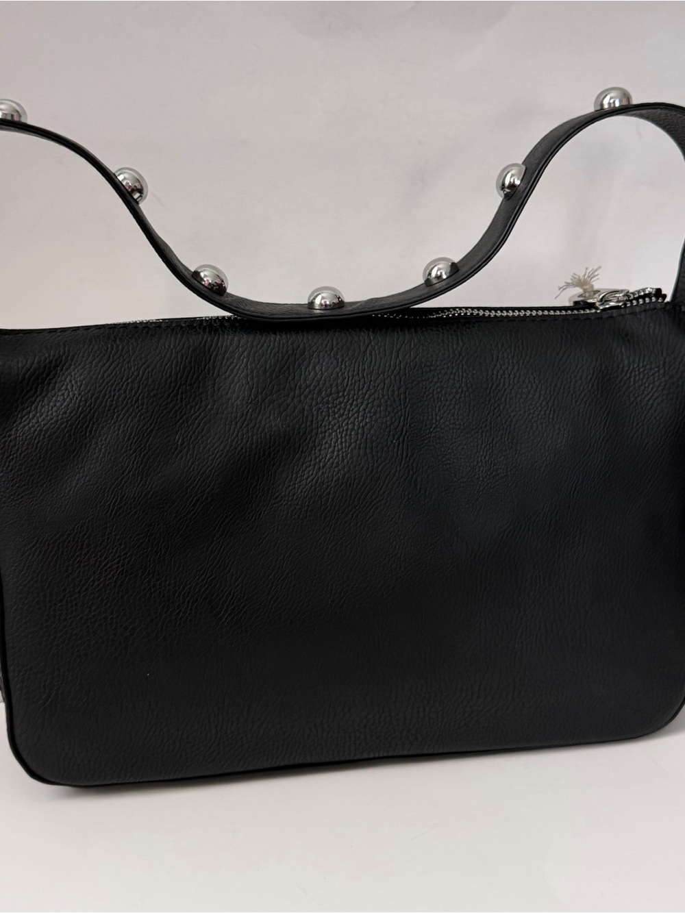 Universal Thread Black Shoulder Bag with Silver Stud Accents - Picture 3 of 12